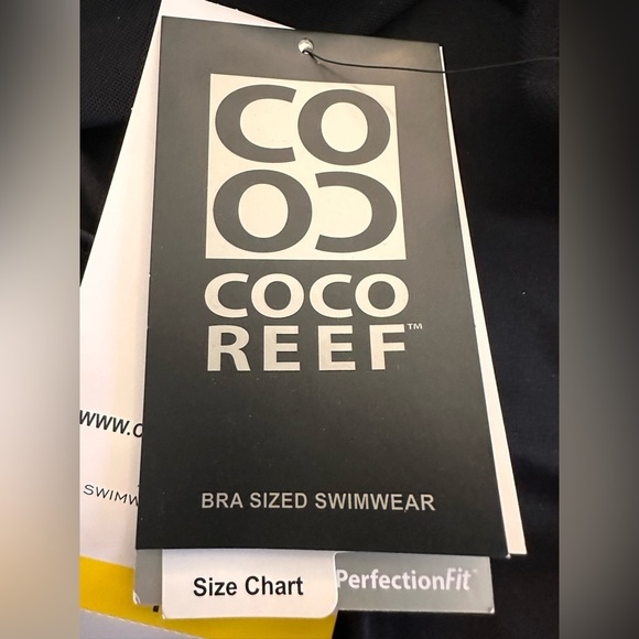 Coco Reef Diva Mesh High-Waist Bikini Bottoms Black Pull On Style NWT - Picture 4 of 7